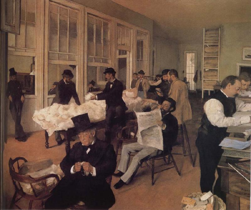 Edgar Degas Cotton trade